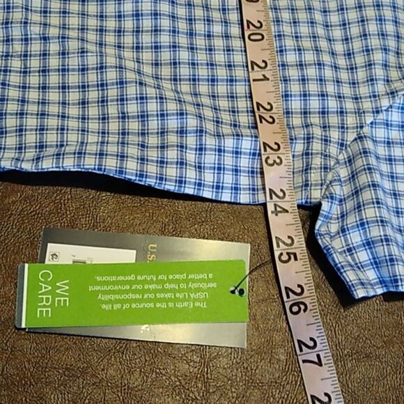NWT US Polo Assn Men's Woven Short Sleeve button down shirt - Picture 4 of 7